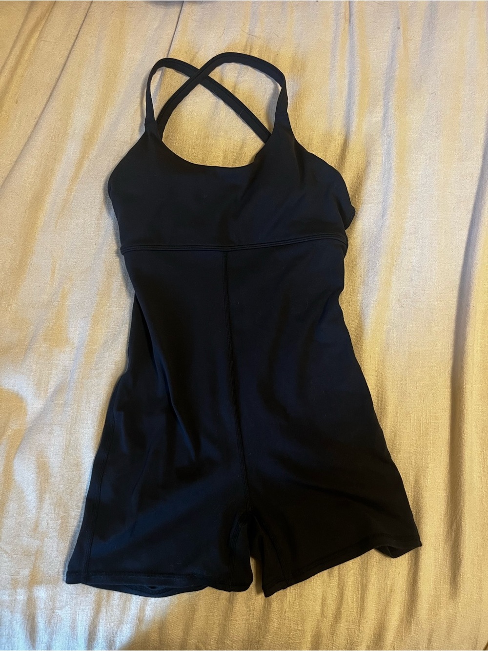 Active Romper Strappy Back